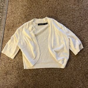 Ralph Lauren Cream Colored Cropped Cardigan